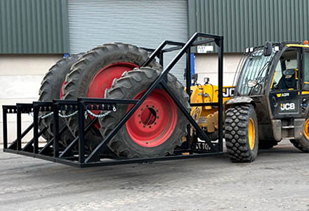 Tractor Tyre Rack - MSP Engineering Ltd